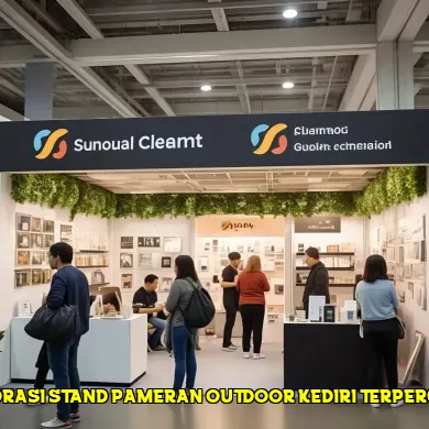 dekorasi stand pameran outdoor kediri terpercaya